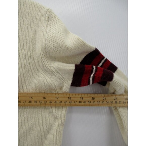 VINTAGE Abercrombie & Fitch Sweater Medium Cropped Pullover Crewneck - Picture 6 of 10